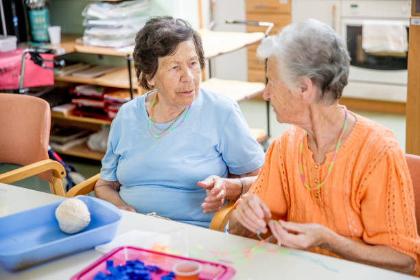 istock Active Seniors in an Elderly Daycare Center 678130410