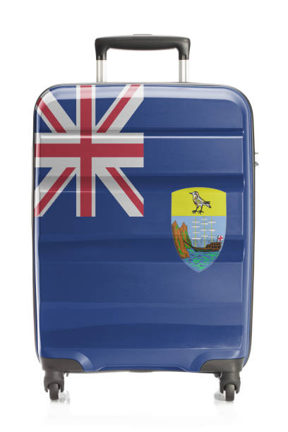istock Suitcase with national flag series - Saint Helena 678131852