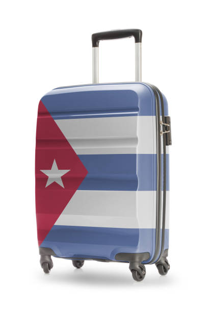 istock Suitcase with national flag on it - Cuba 678152430