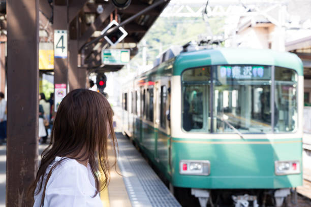 istock Beautiful woman sightseeing in Kamakura 678164360