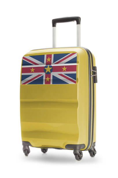 istock Suitcase with national flag on it - Niue 678171756
