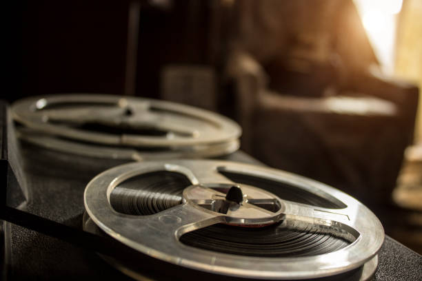 istock The vintage tape recorder 678174864