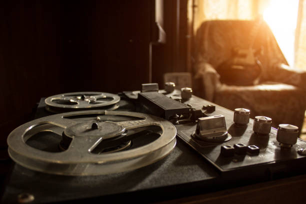 istock The vintage tape recorder 678174948