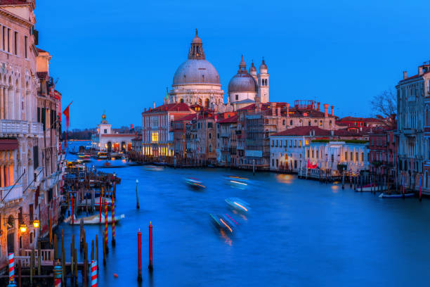 istock Grand Canal in Venice, Italy, at night 678177754