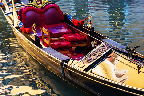 istock historical gondola in Venice, Italy 678177918