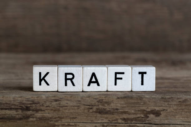 istock German word power, written in cubes 678178718