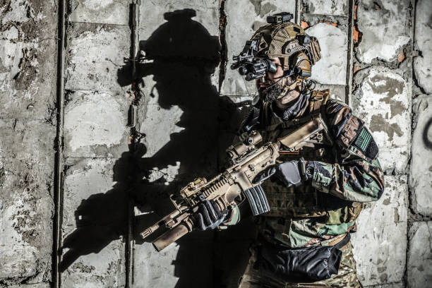 istock Army Ranger in field Uniforms 678181736