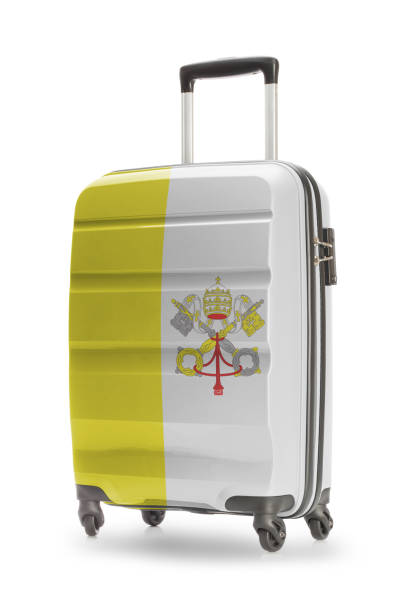 istock Suitcase with national flag on it - Vatican City 678182412
