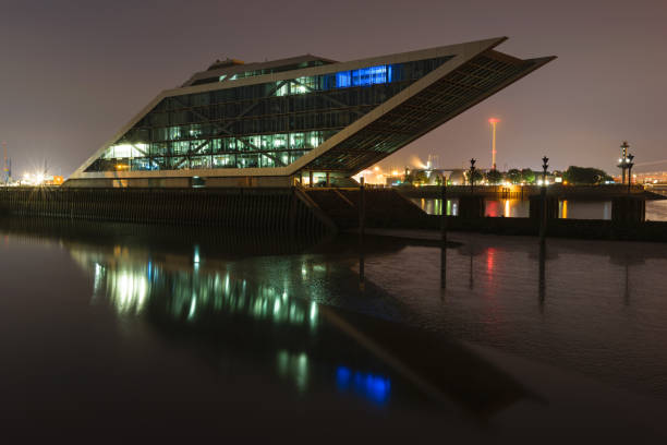 istock Hamburg Dockland at Night, Germany 678200678