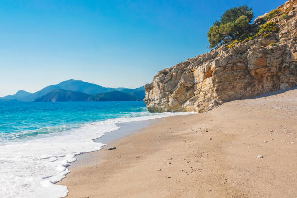 Kıdrak Bay in Ölüdeniz, Fethiye stock photo