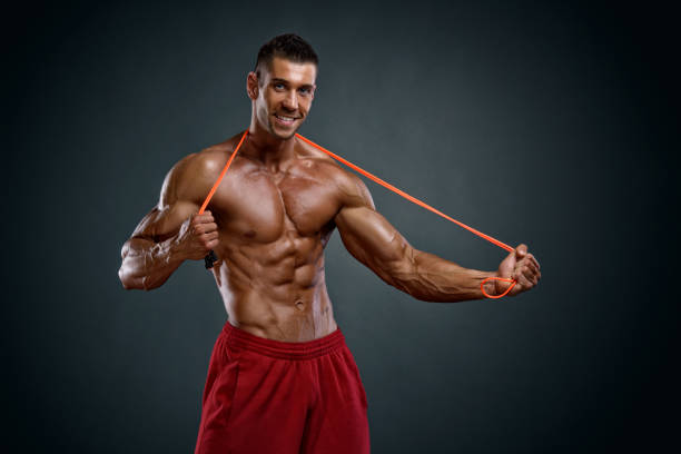 istock Fitness Workout With Jump Rope 678211540