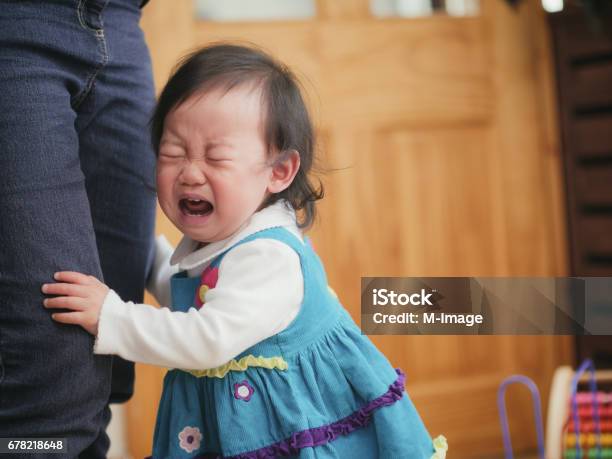 Crying Baby Girl Stock Photo - Download Image Now - Crying, Child, Shouting