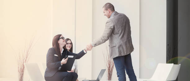 istock Bussines meeting - briefing and handshake 678220650
