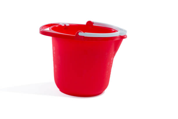 istock Close up of empty red bucket 678242874