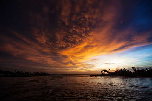 Sunset at Naples beach Florida