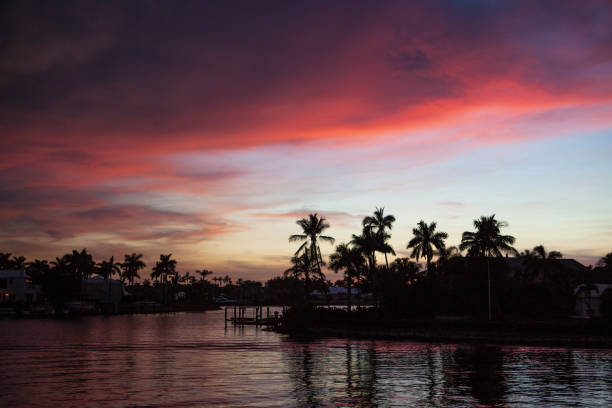 istock Sunset at Naples beach Florida 678269904