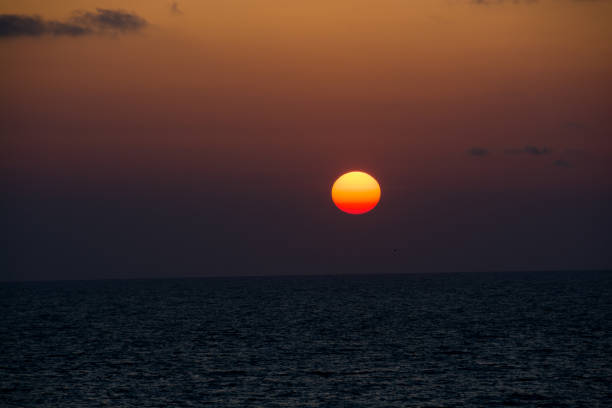 istock Wonderful sunset in the sea 678273284