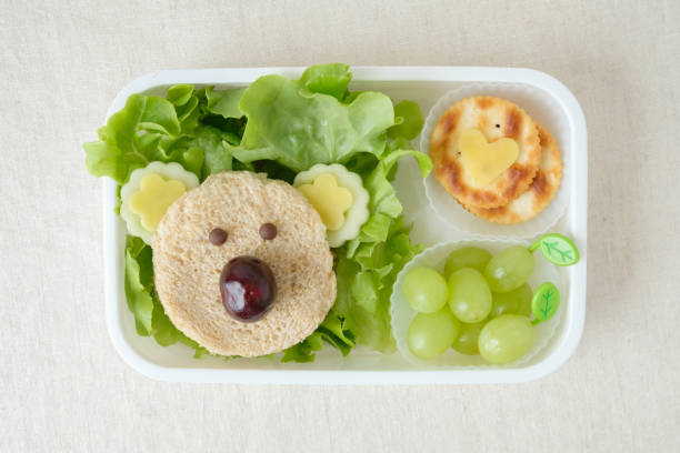 istock Koala bear lunch box, fun food art for kids 678305742