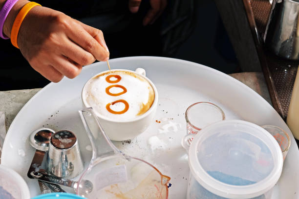 istock Process of preparation of coffee, a closeup. 678345784
