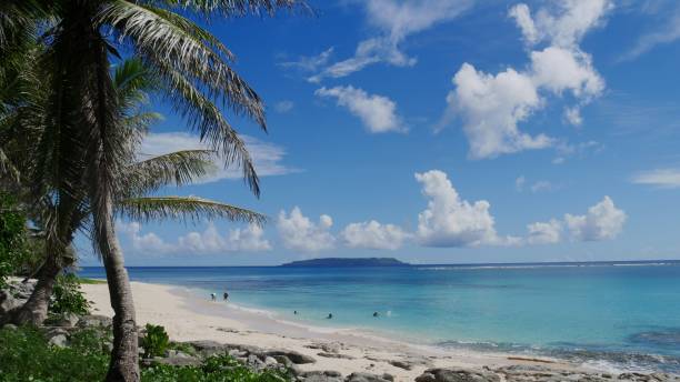 istock Tachogna Beach with Goat Island 678354038