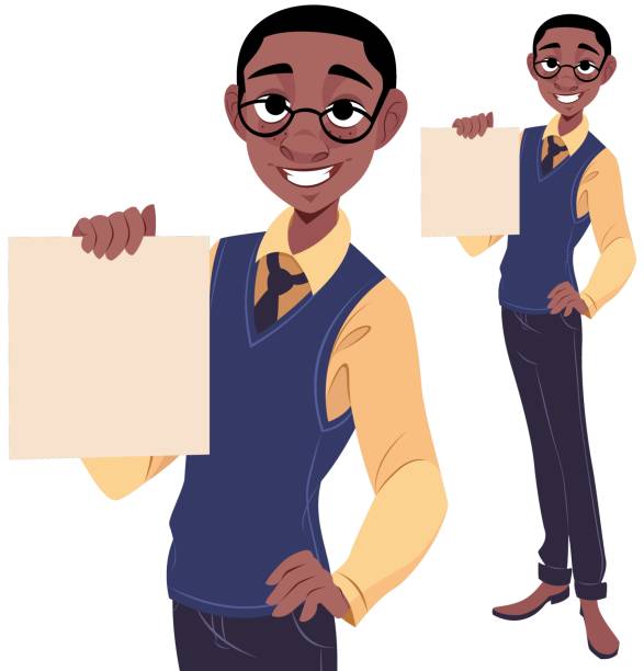 293 Cartoon Of Skinny Black Guy Illustrations & Clip Art - iStock