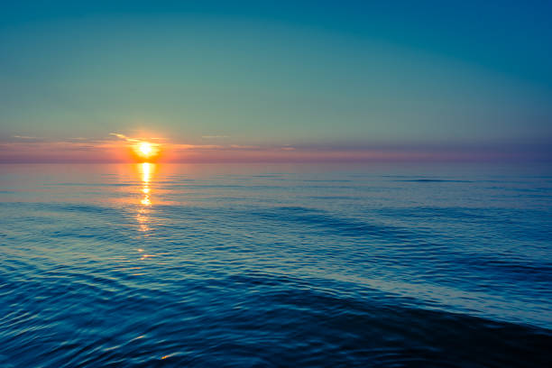 istock Sea sunset on the beach in the summer, landscape 678402342