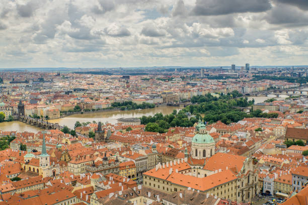 istock Panoramic View of Prague, Czech Republic 678433862