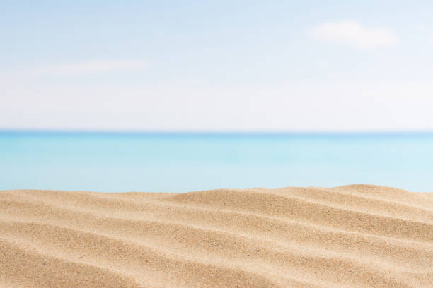 istock sea and sand on the beach, summer background 678434252