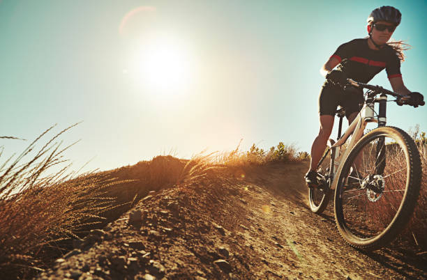 istock There's nothing like the feeling of flying down a trail 678461032