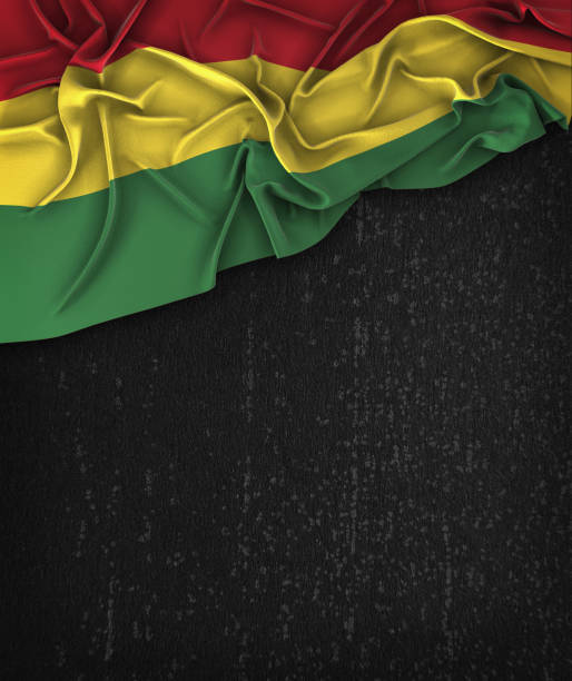 istock Bolivia Flag Vintage on a Grunge Black Chalkboard With Space For Text 678461116