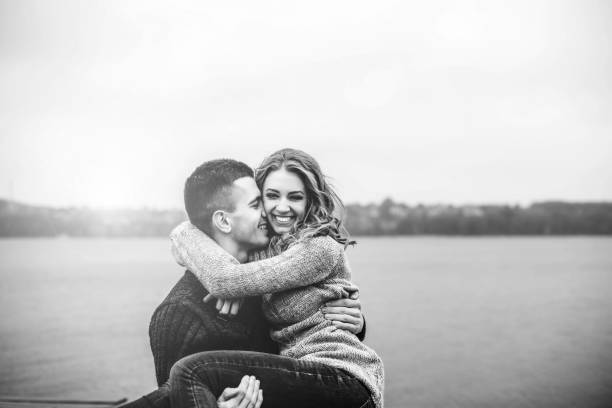 istock Young happy couple have fun outdoor 678462082