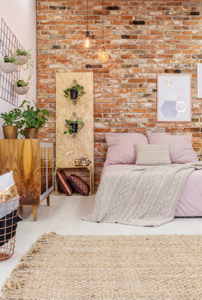 istock Modern design of bedroom 678485790