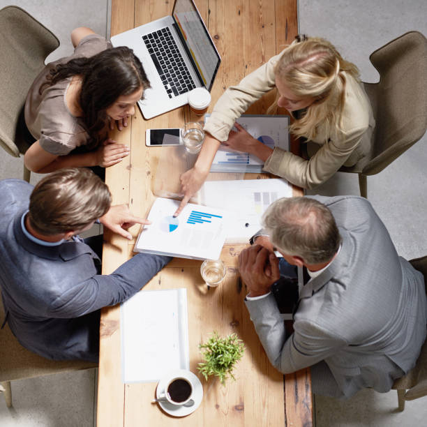 istock Combining their expertise to make better business decisions together 678496328