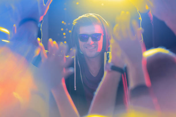 istock Famous dj and fans 678497316