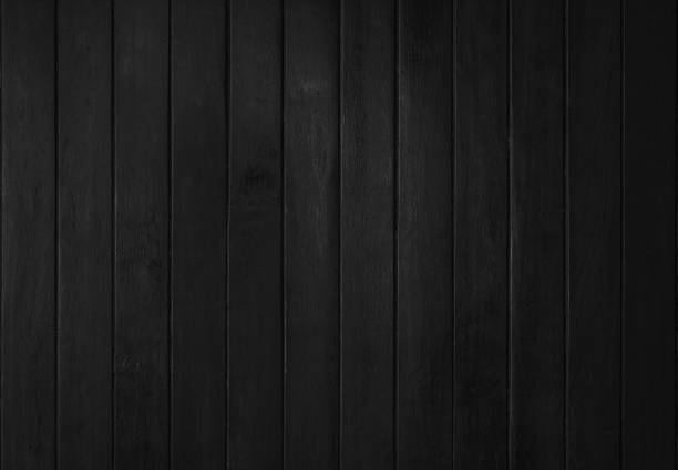istock Black wooden texture background blank for design 678497656
