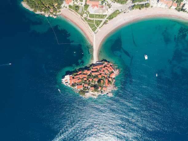 istock Sveti Stefan island in Budva, Montenegro 678511198