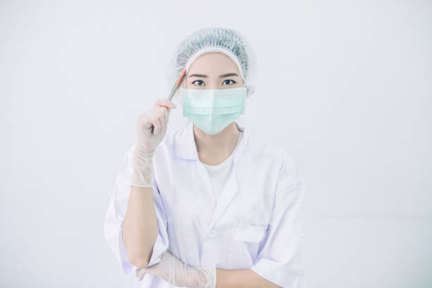 istock Asia Young scientist in white uniform working in laboratory 678525716