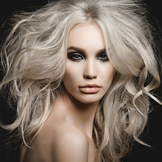istock Studio portrait of beautiful blonde 678535354