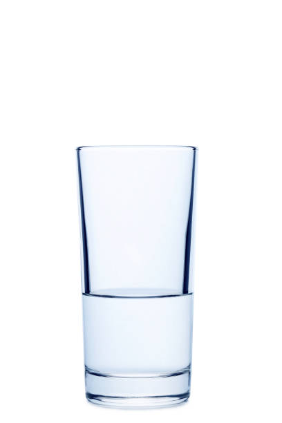 istock Glass with water isolated on a white 678541208