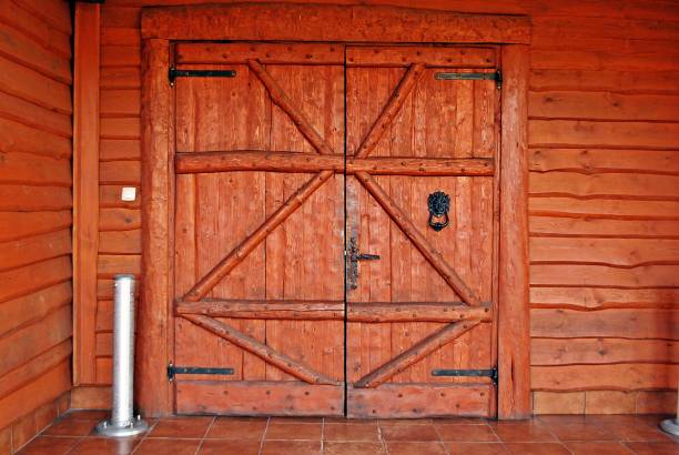 istock Wooden  door 678541598