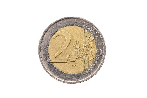 istock Old used and worn out 2 euro coin. 678553488