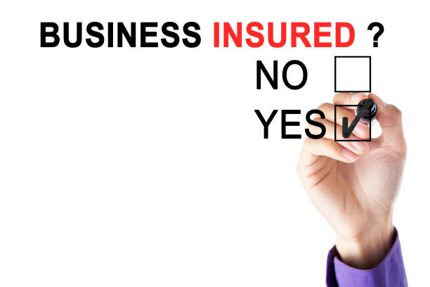 istock Hand of entrepreneur approving business insured 678553514