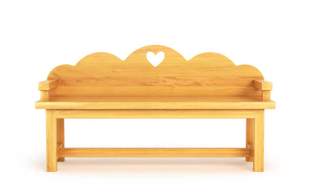 A single wooden bench captured in a monochrome theme, emanating solitude. It rests along a concrete pavement with no individuals around, evoking tranquility, quiet, and introspection in an urban setting.