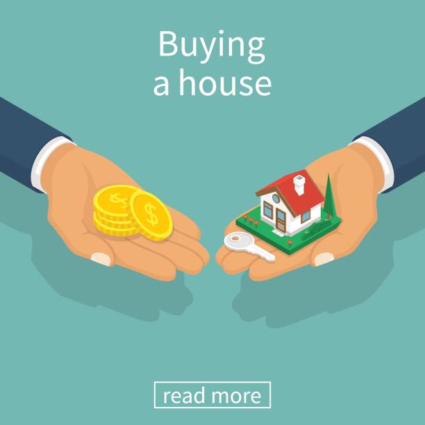покупка вектора дома - real estate house key backgrounds stock illustrations