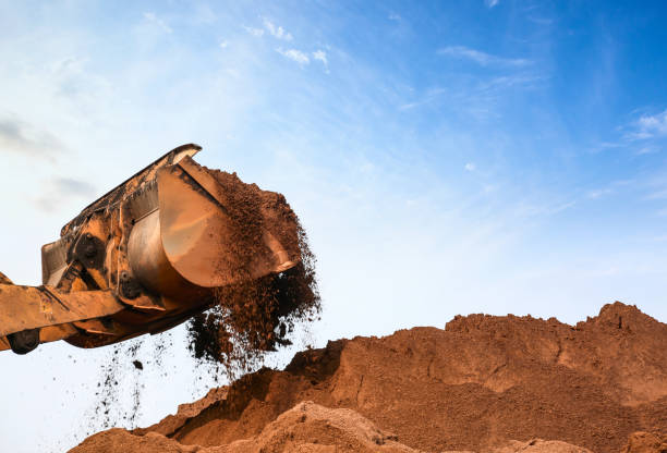 istock Close-up of a construction site excavator 678587206