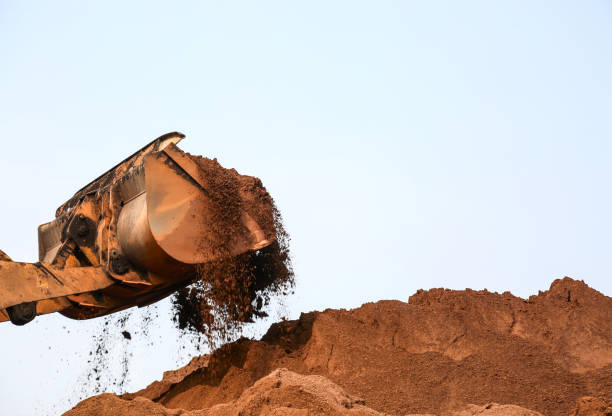 istock Close-up of a construction site excavator 678588286