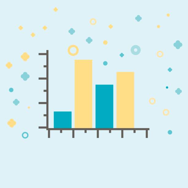 istock Business icon, management. Simple vector icon of a rising  block diagram. Flat style. 678601556