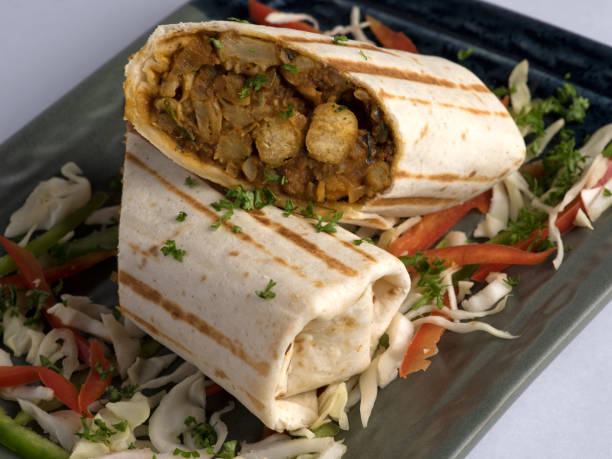 istock malai paneer tikka Burrito 678627492
