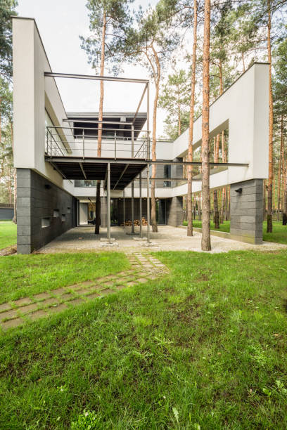 istock New design house surrounded by green 678627634