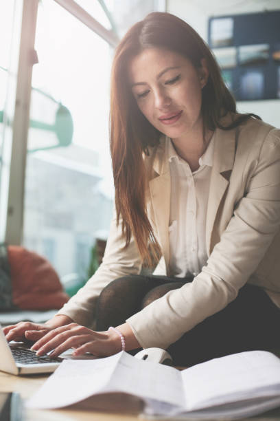 istock Young business woman. 678639504